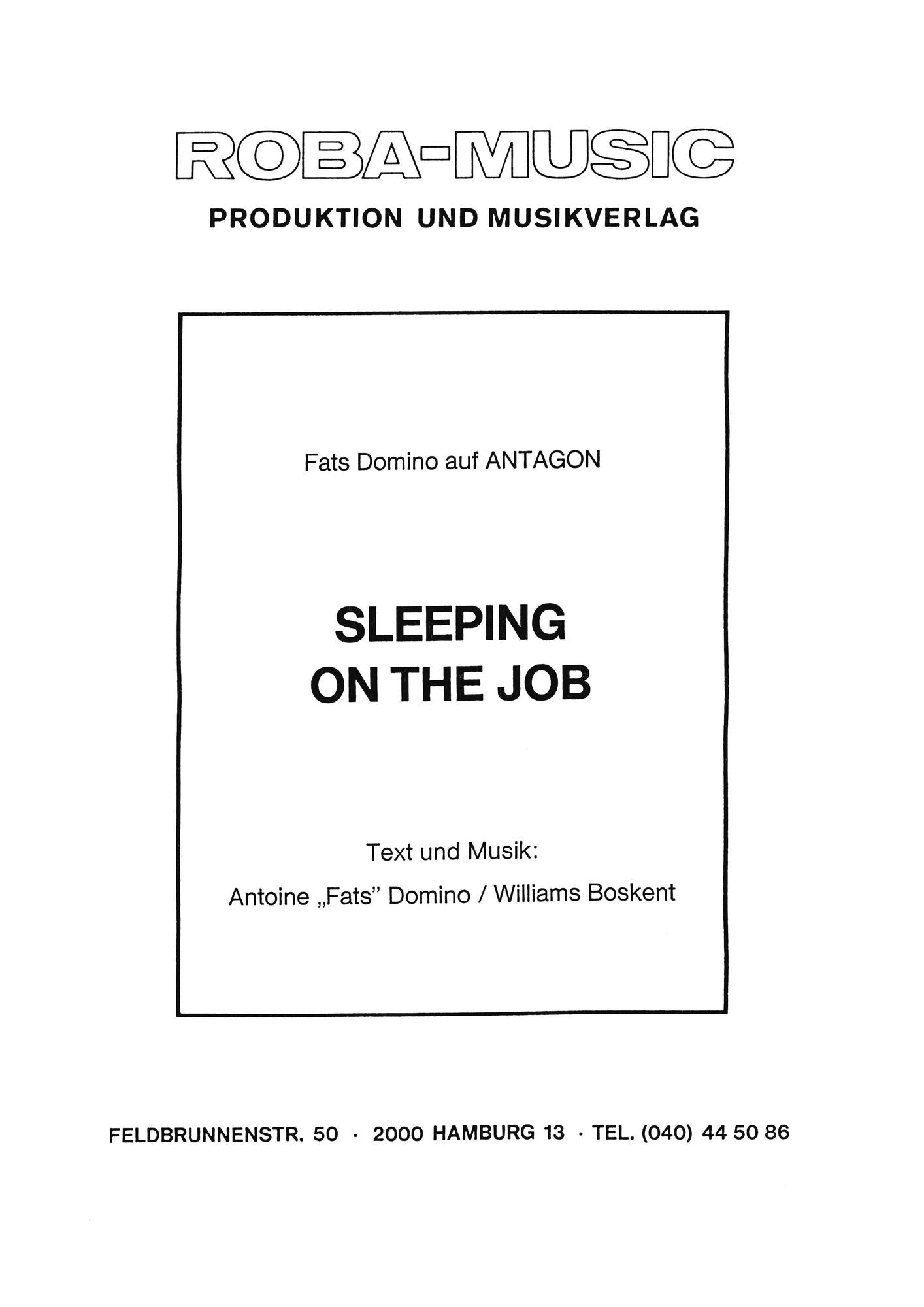 Sleeping on the Job