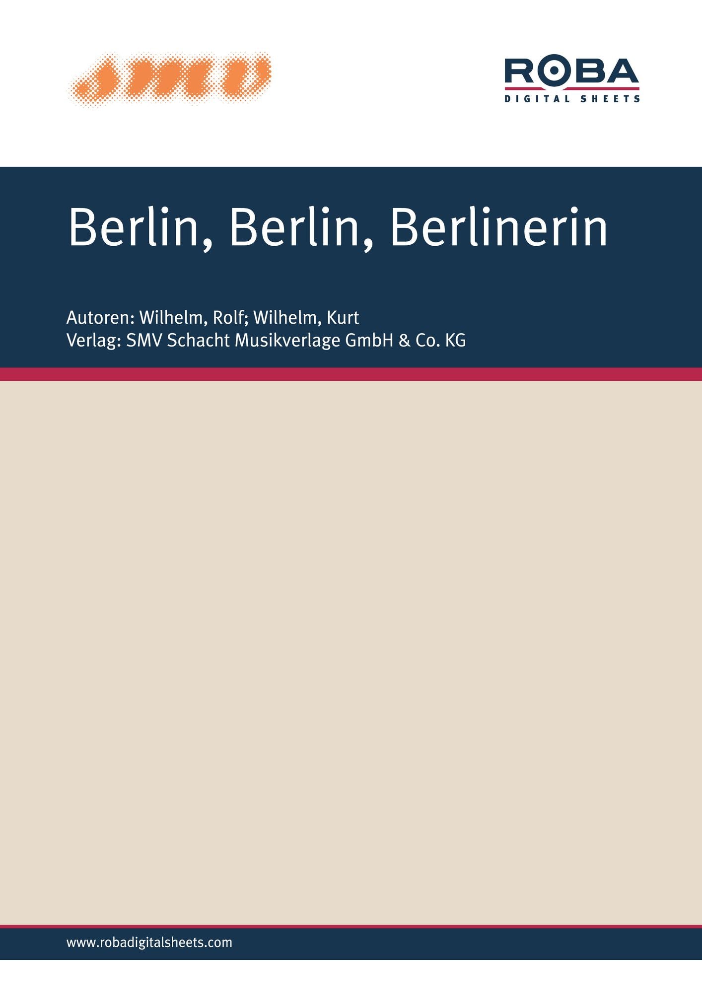 Berlin, Berlin, Berlinerin