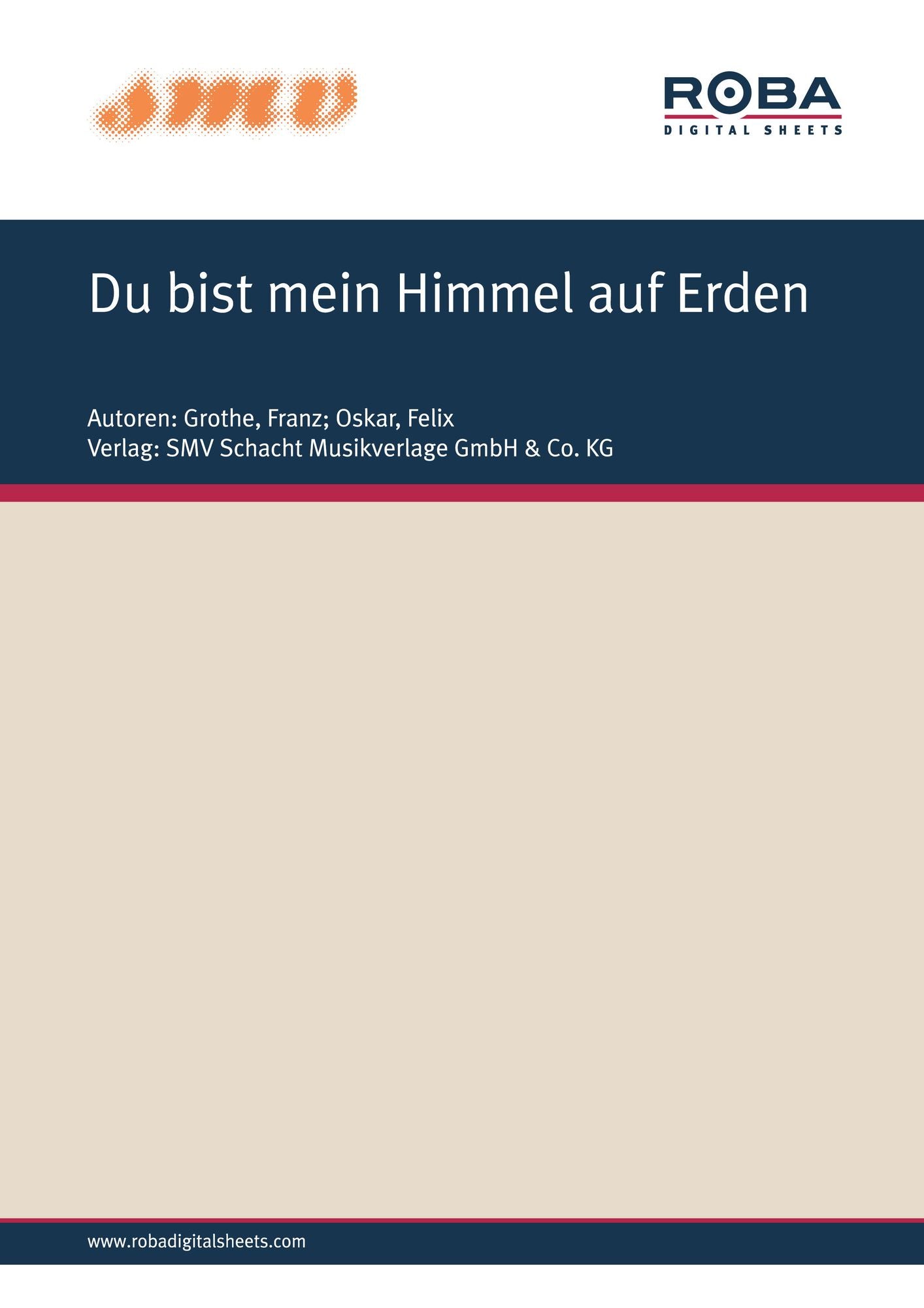 Du Bist Mein Himmel Auf Erden