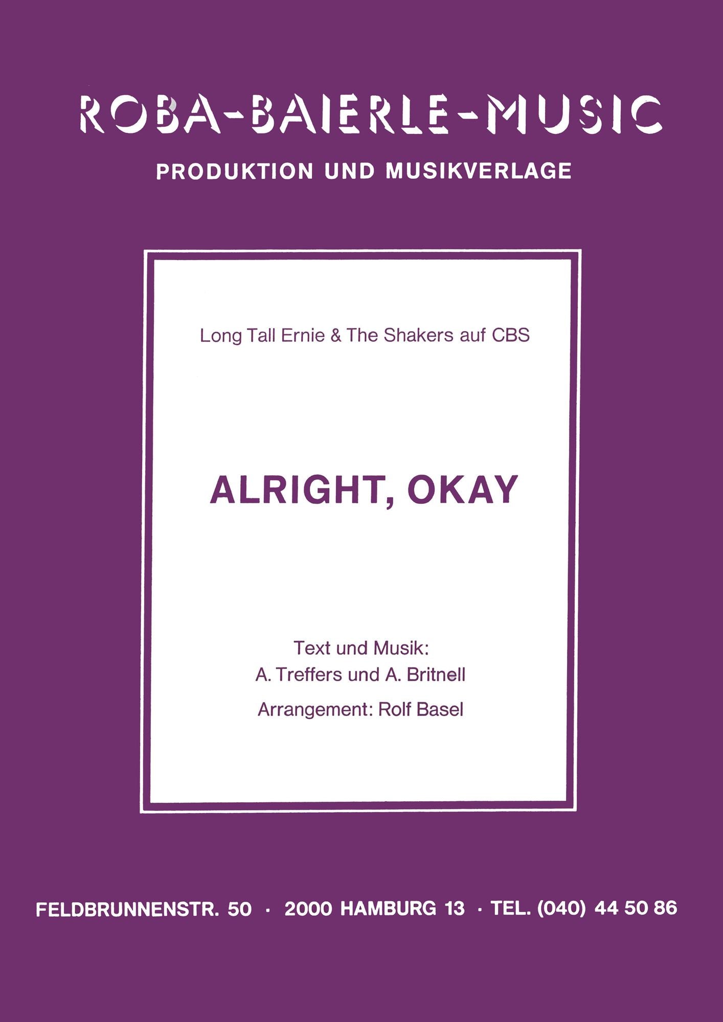 Alright, okay: Single Songbook