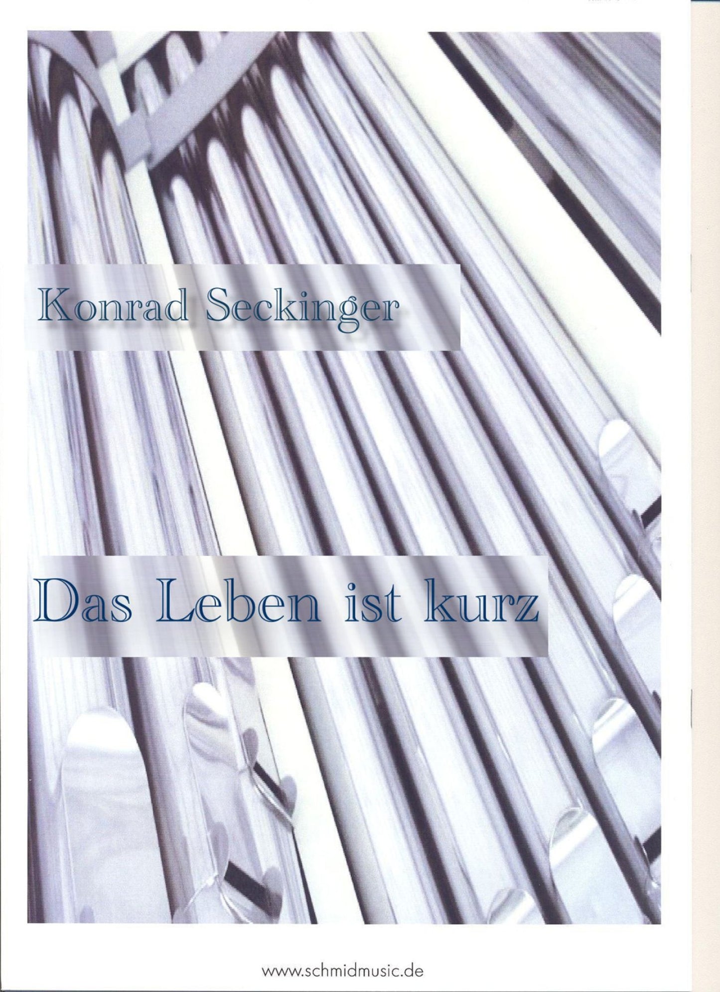 Das Leben ist kurz: Notenausgabe, 9. Psalm in Übersetzung.