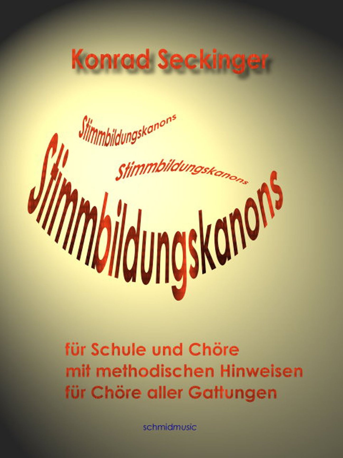 Stimmbildungskanons: Notenausgabe