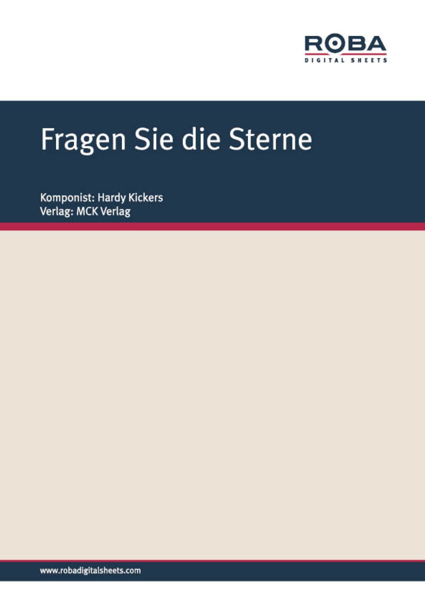 Fragen Sie die Sterne: Notenausgabe