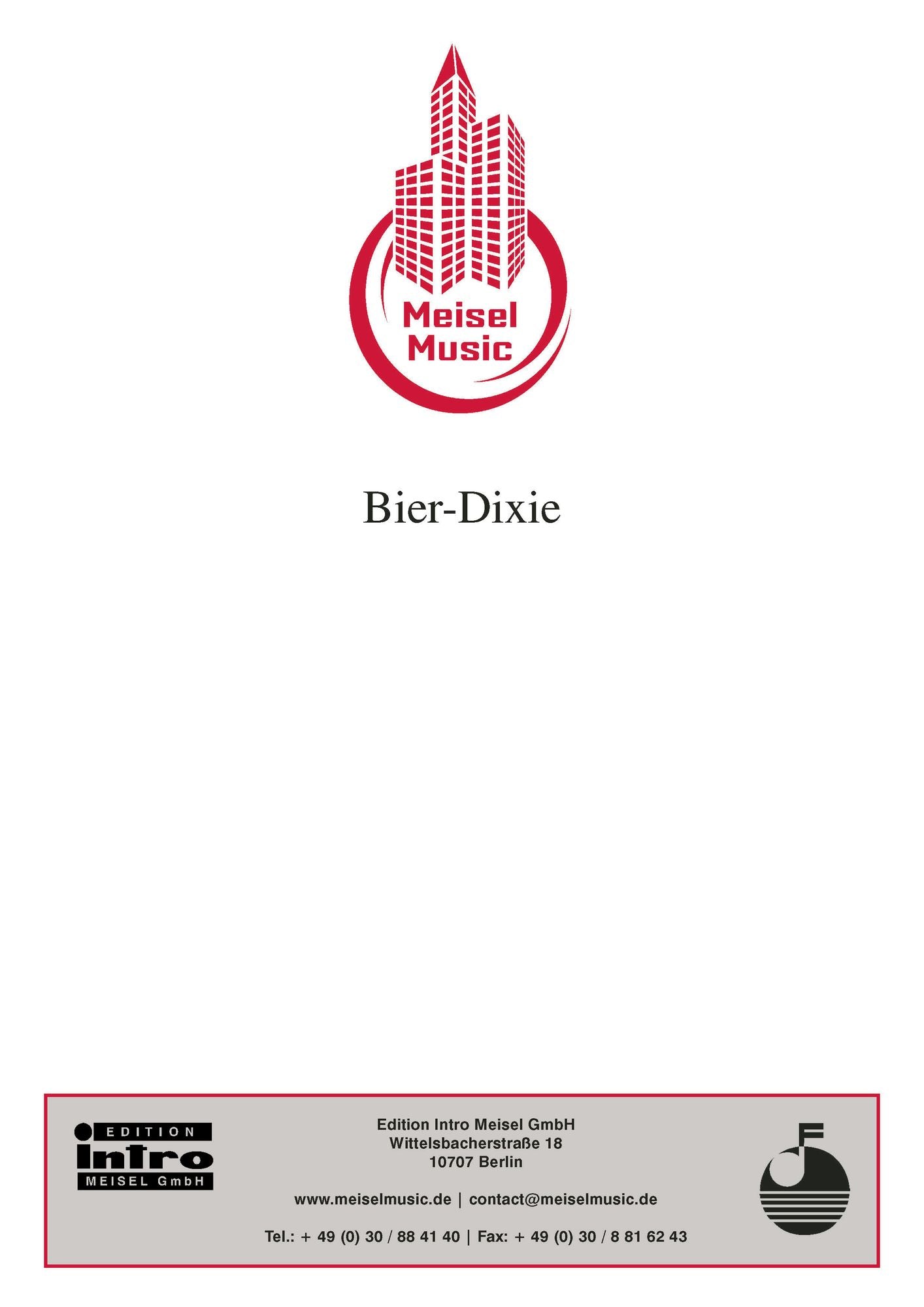 Bier-Dixie: Single Songbook