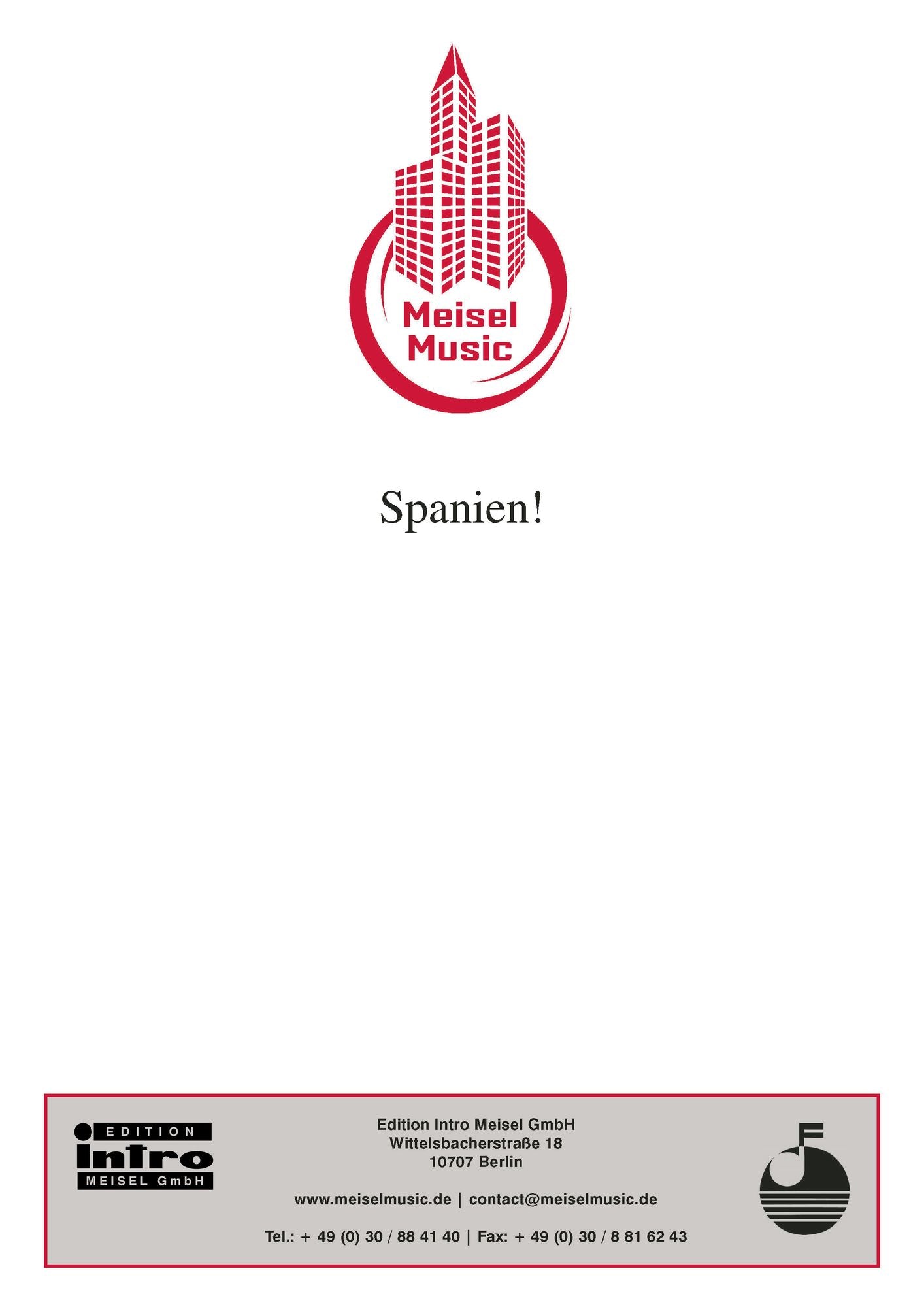 Spanien!: Single Songbook