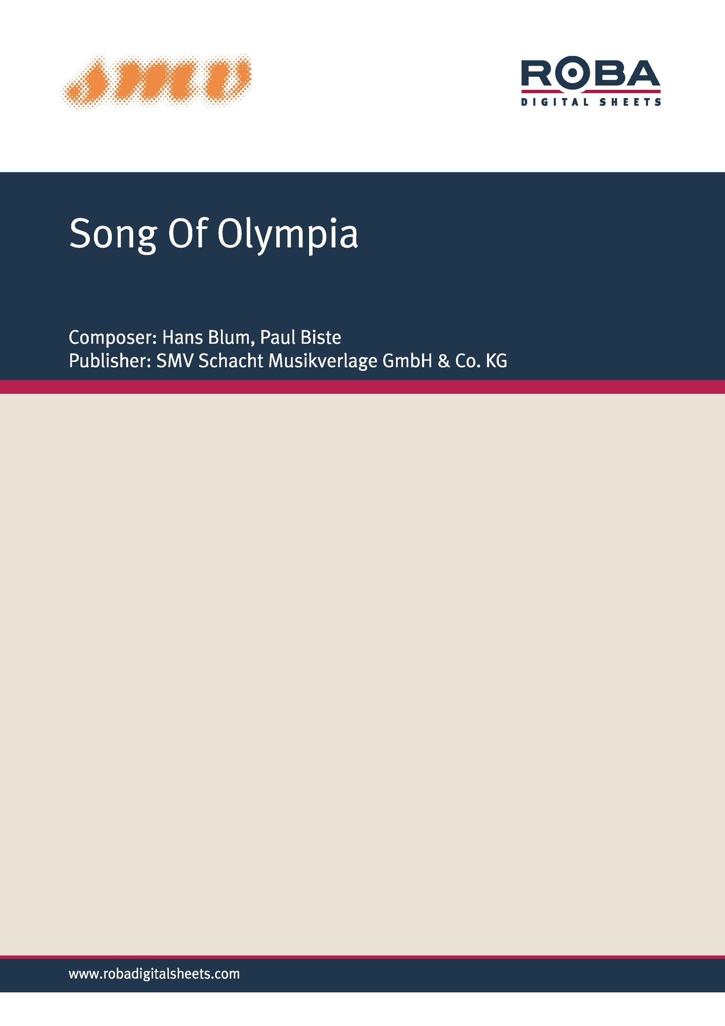 Song Of Olympia: Single Songbook