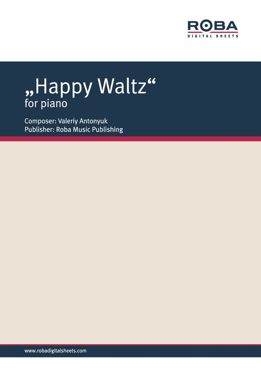 "Happy Waltz" for piano: Sheet Music