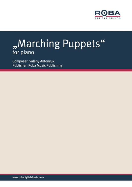 "Marching Puppets" for piano: Sheet Music