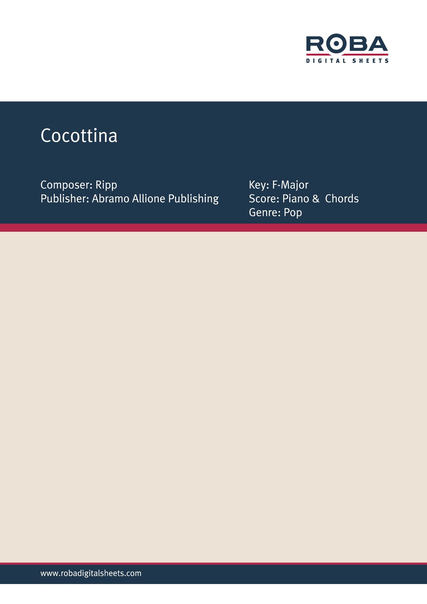 Cocottina: Single Songbook