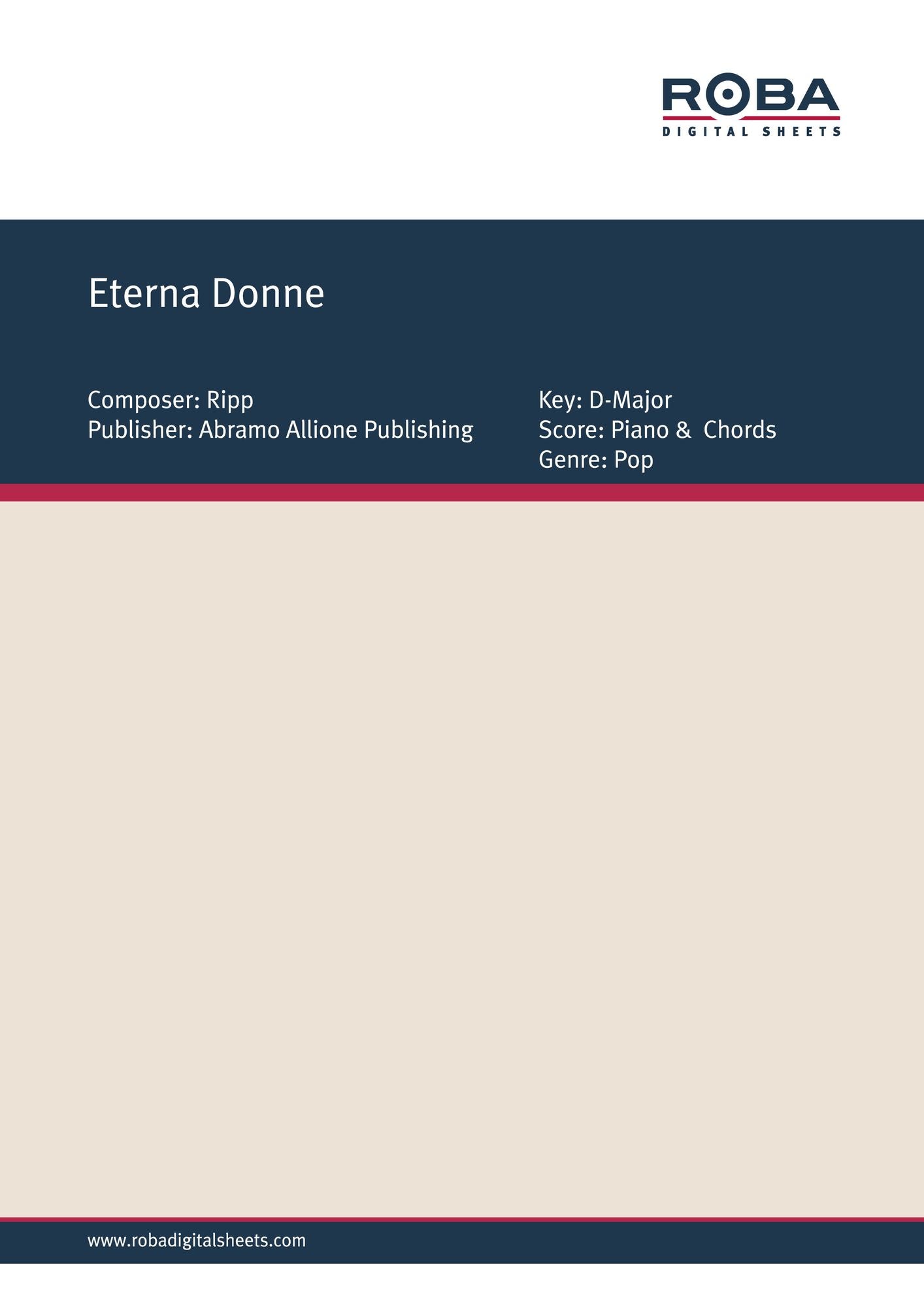 Eterna Donne: Single Songbook