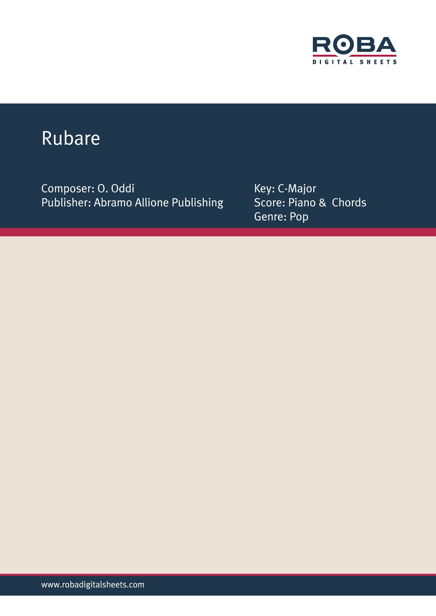 Rubare: Single Songbook