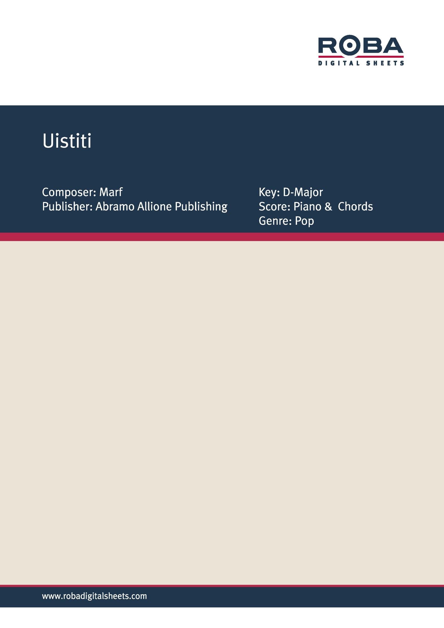 Uistiti: Single Songbook
