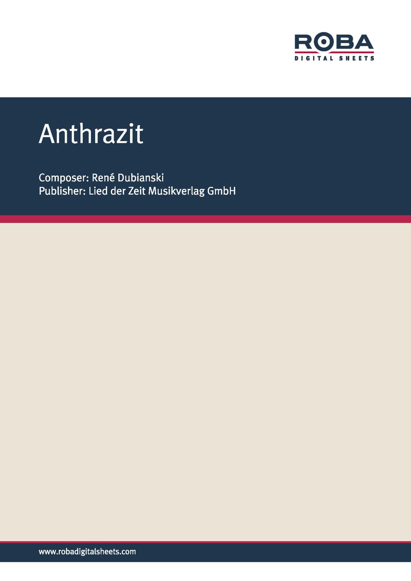 Anthrazit: Foxtrot Solo für Tenor-Saxophon