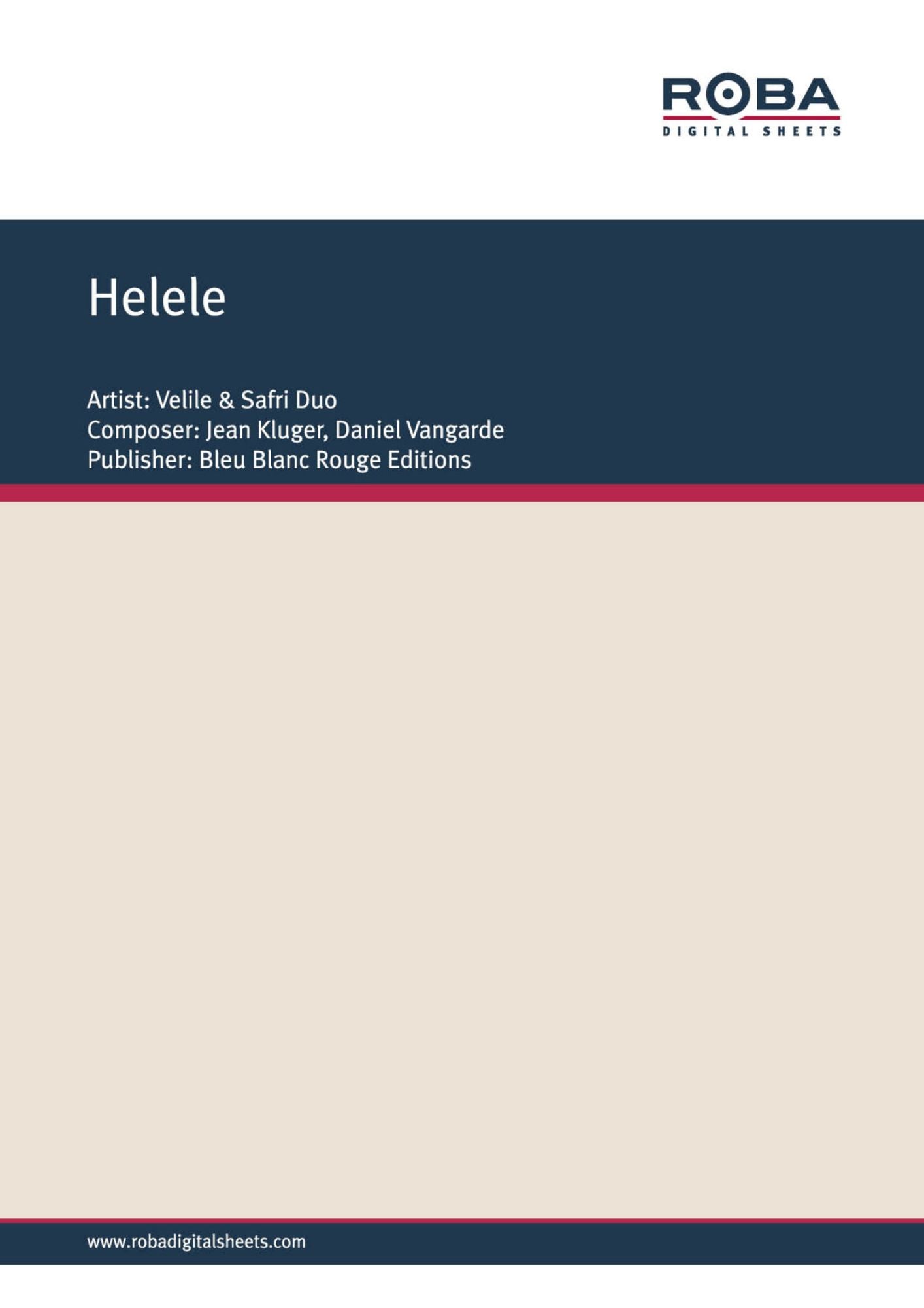 Helele: Sheet Music