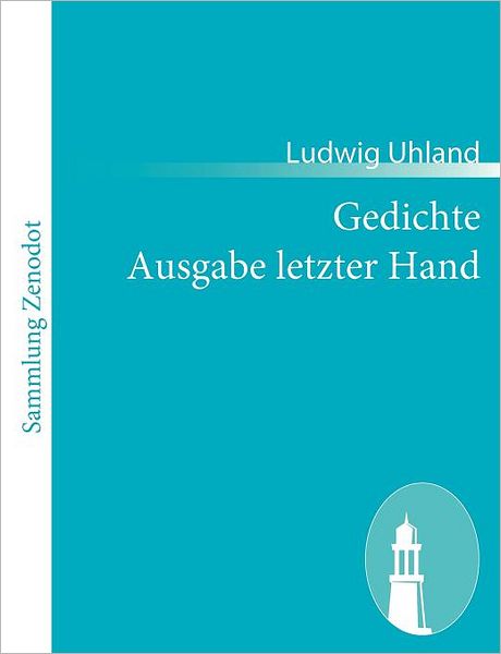 Gedichte Ausgabe Letzter Hand