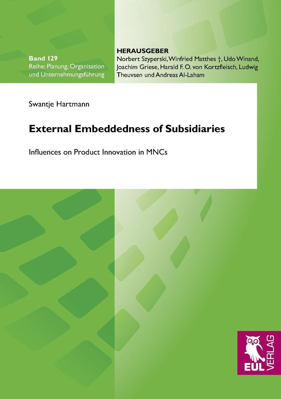 External Embeddedness of Subsidiaries
