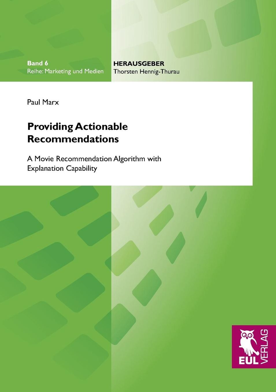 Providing Actionable Recommendations