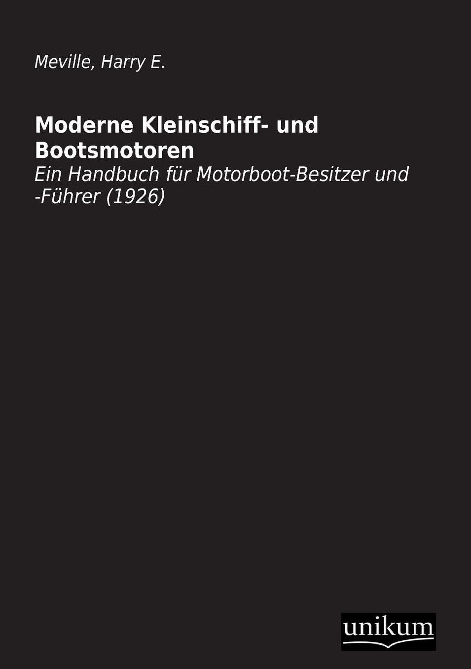 Moderne Kleinschiff- Und Bootsmotoren