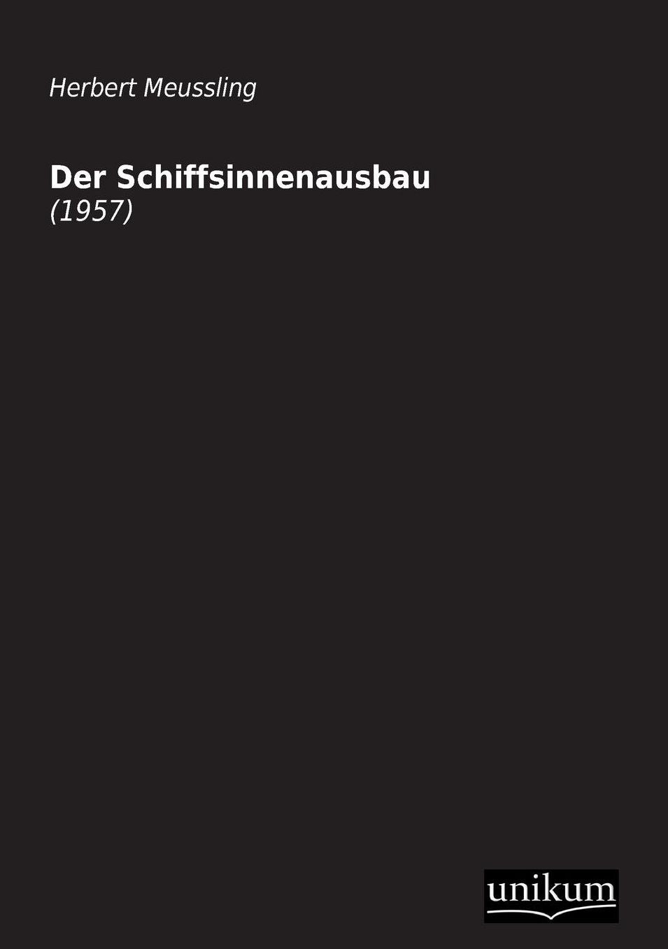 Der Schiffsinnenausbau