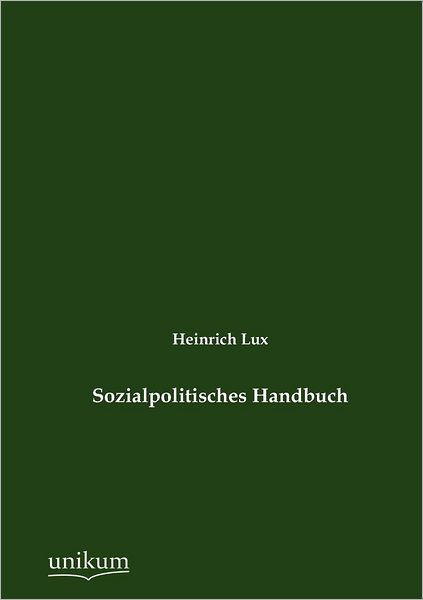 Sozialpolitisches Handbuch