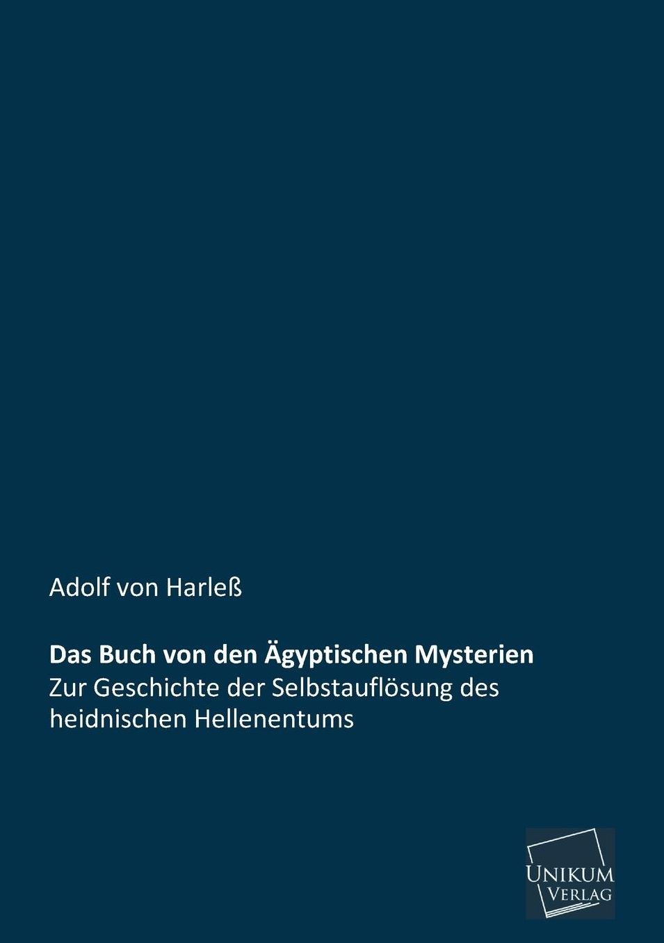Das Buch Von Den Agyptischen Mysterien