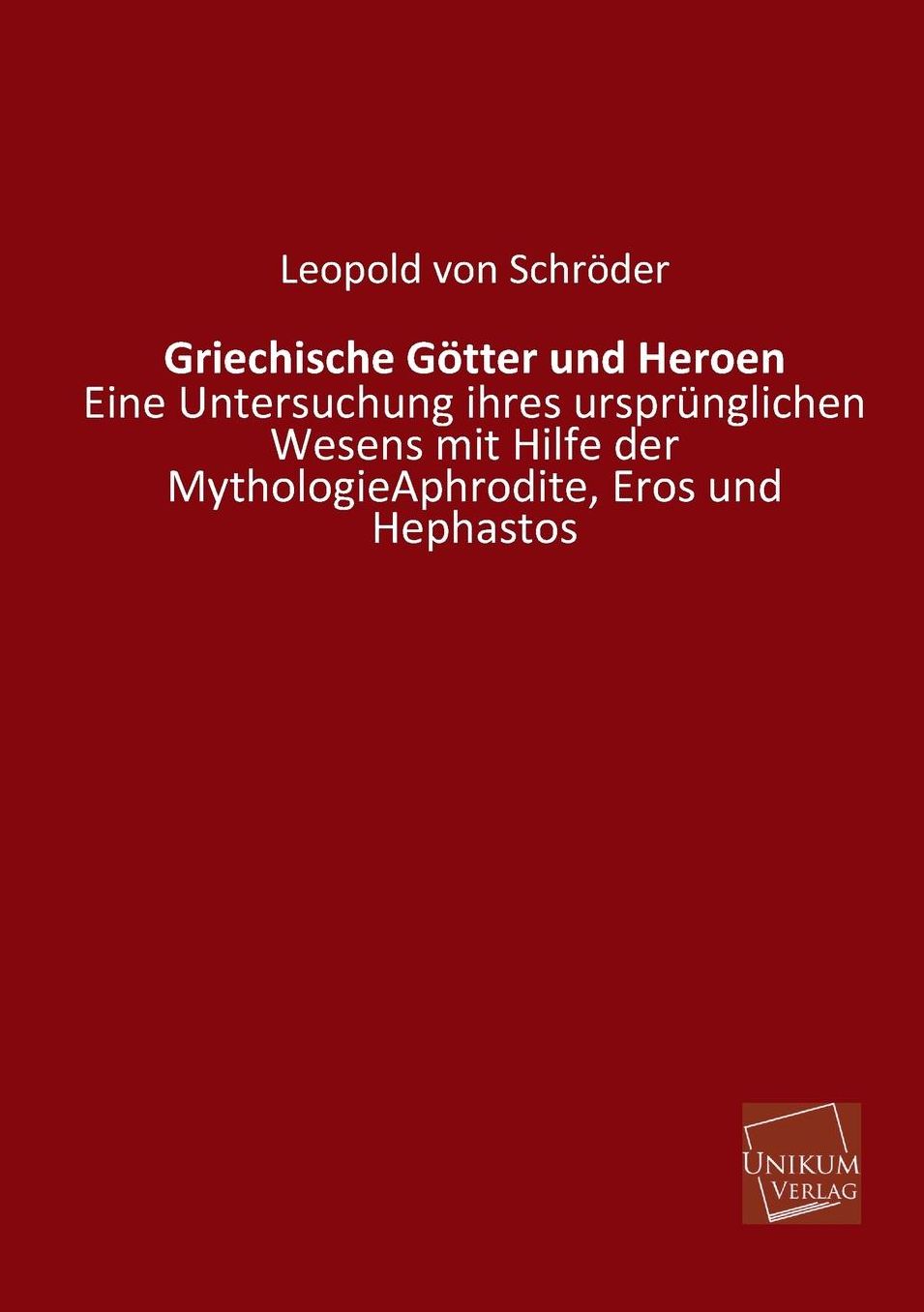 Griechische Gotter Und Heroen