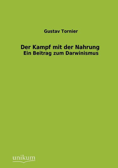 Der Kampf mit der Nahrung