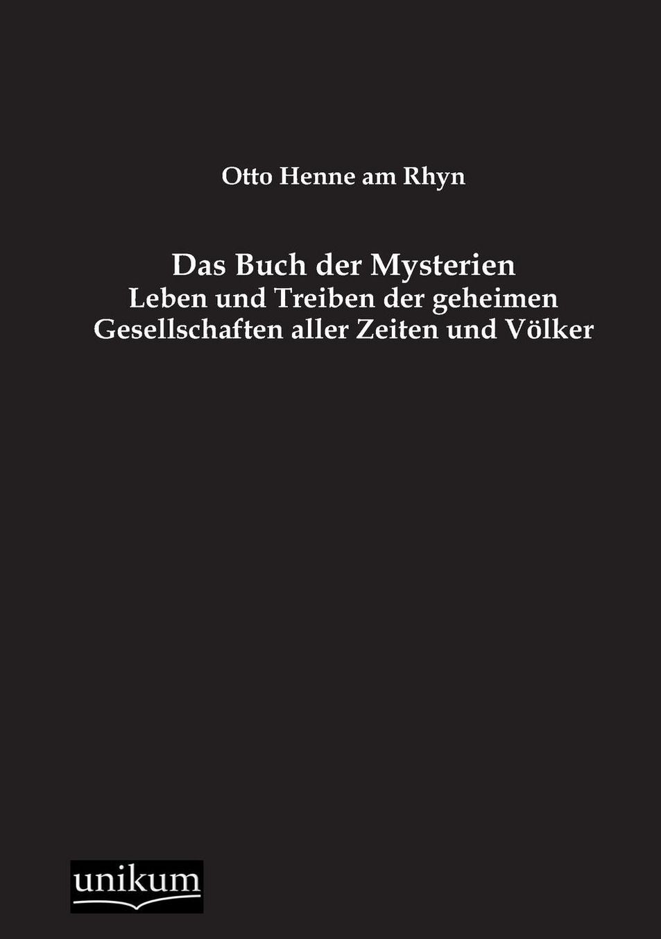 Das Buch der Mysterien