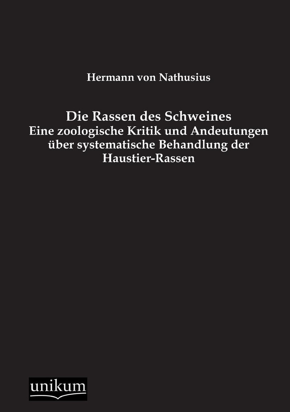 Die Rassen Des Schweines