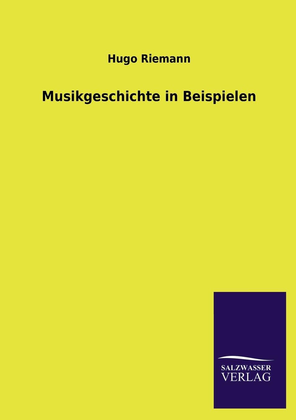 Musikgeschichte in Beispielen