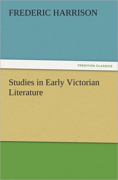 Studies in Early Victorian Literature