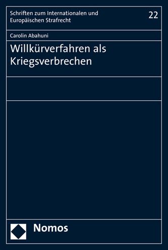 Willkurverfahren als Kriegsverbrechen