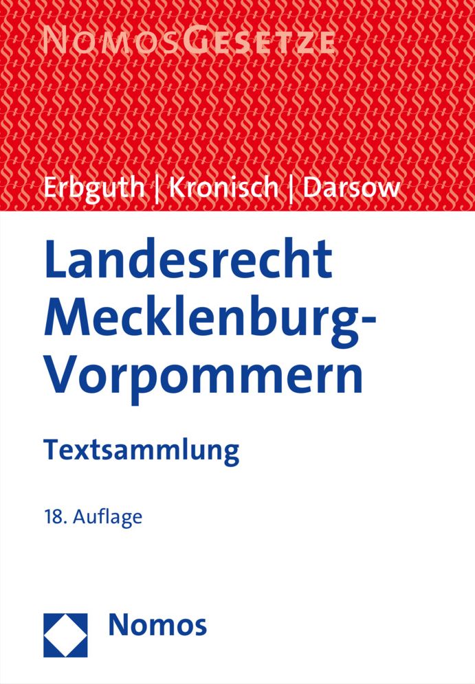 Landesrecht Mecklenburg-Vorpommern: Textsammlung