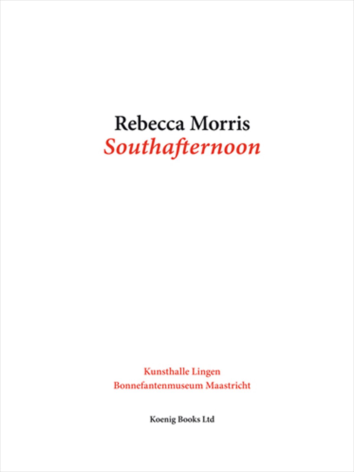 Rebecca Morris: Southafternoon