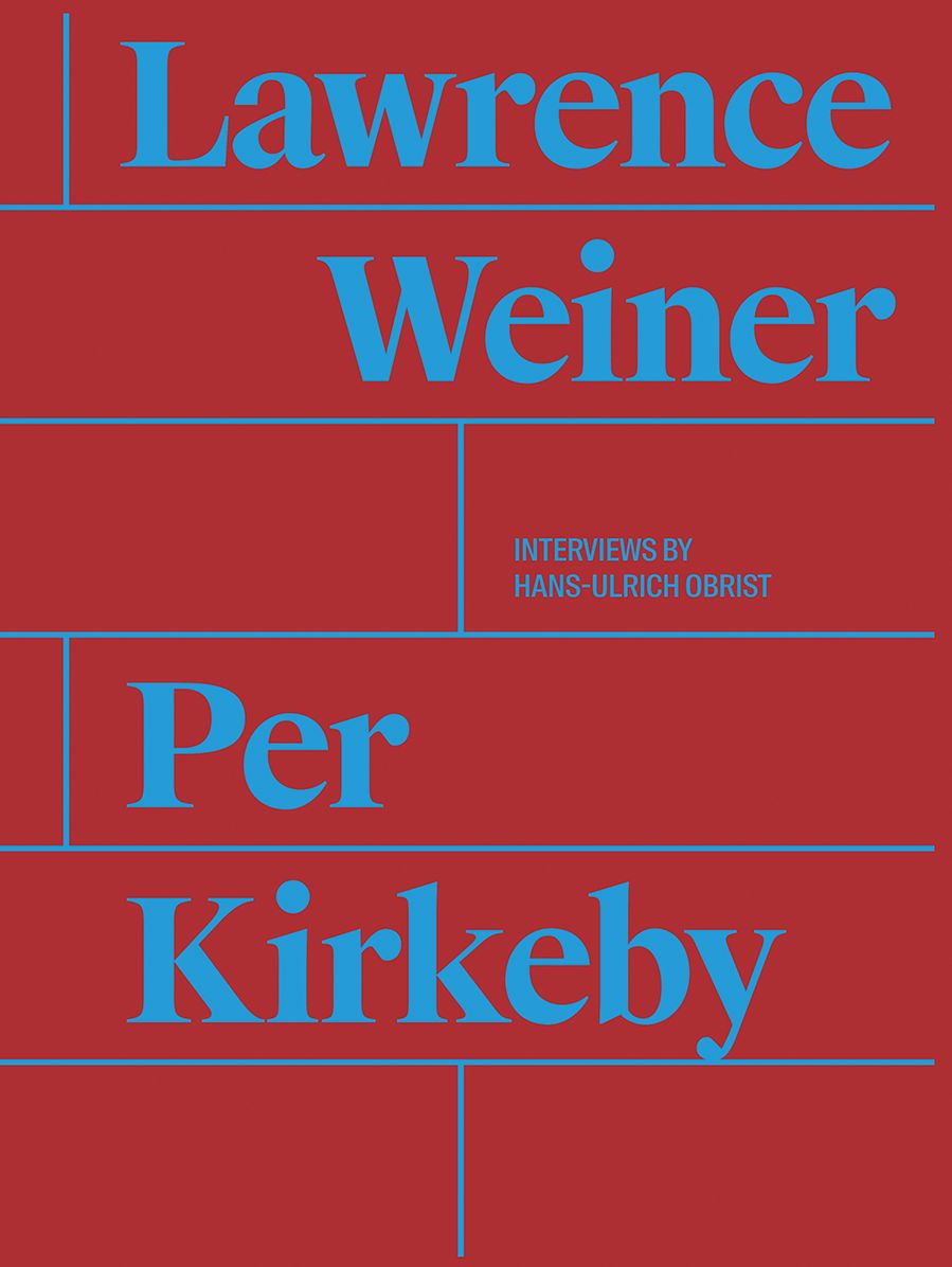 Per Kirkeby and Lawrence Weiner
