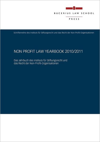 Non Profit Law Yearbook 2010/2011