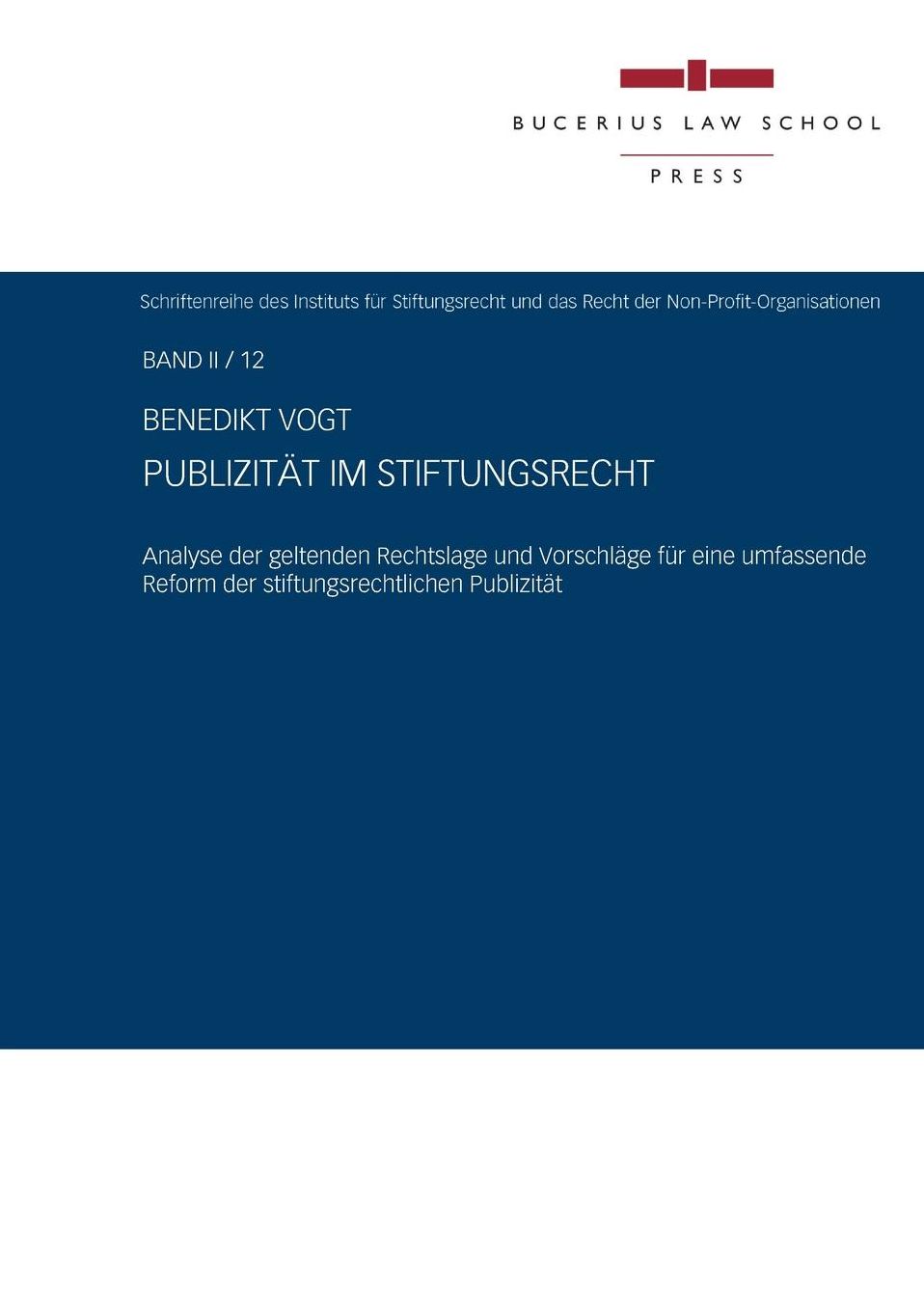 Publizit t im Stiftungsrecht