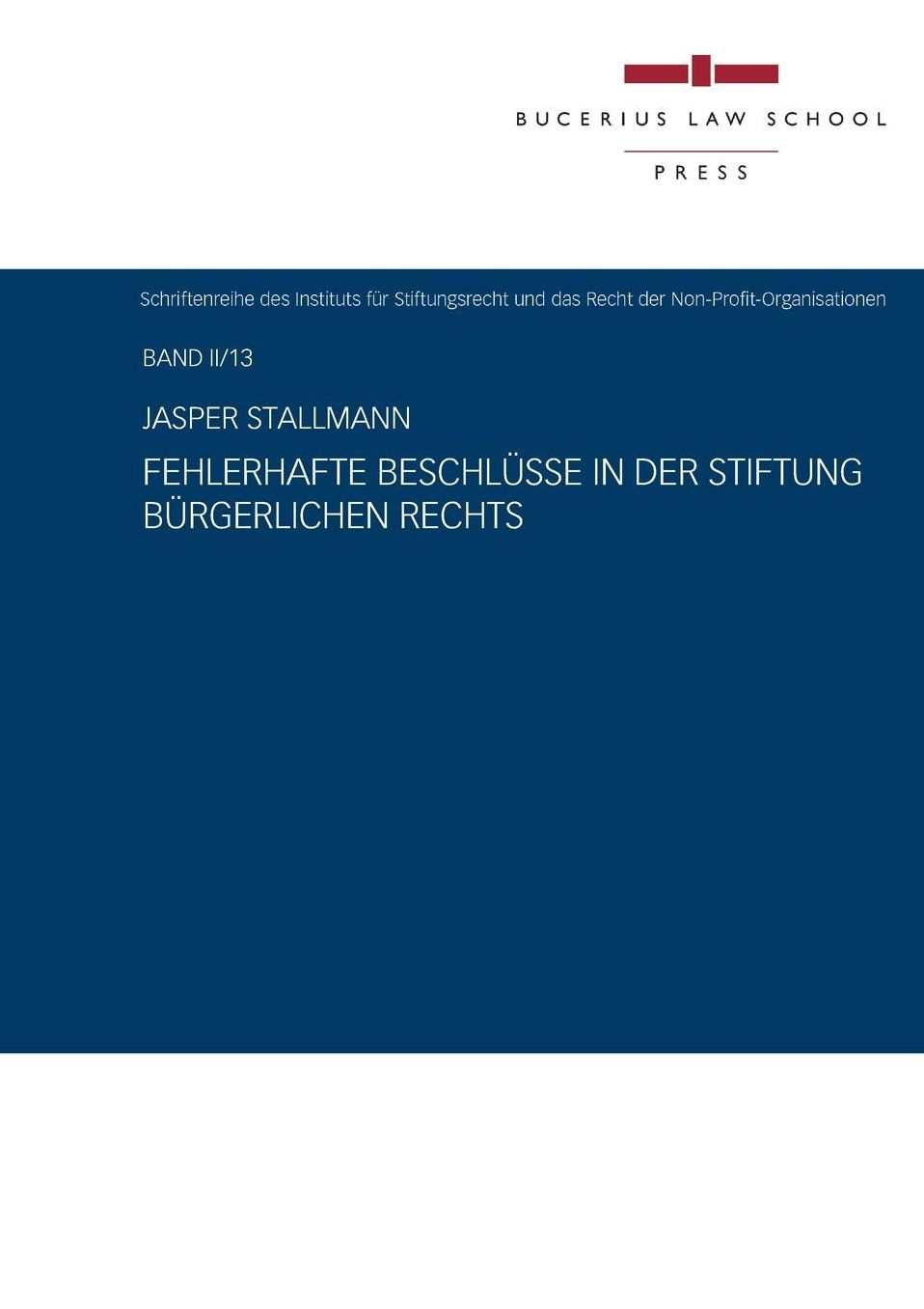 Fehlerhafte Beschl sse in der Stiftung b rgerlichen Rechts