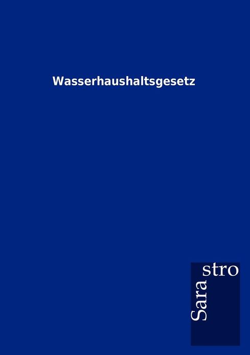 Wasserhaushaltsgesetz