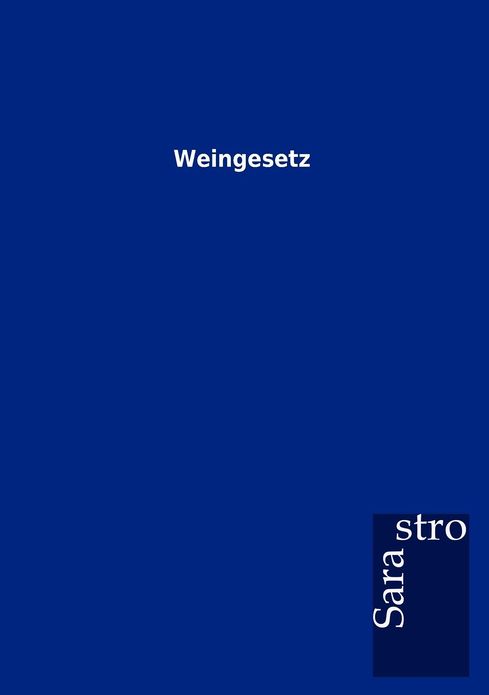 Weingesetz