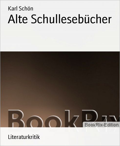 Alte Schullesebücher