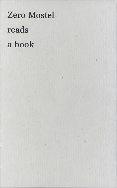 Zero Mostel Reads a Book