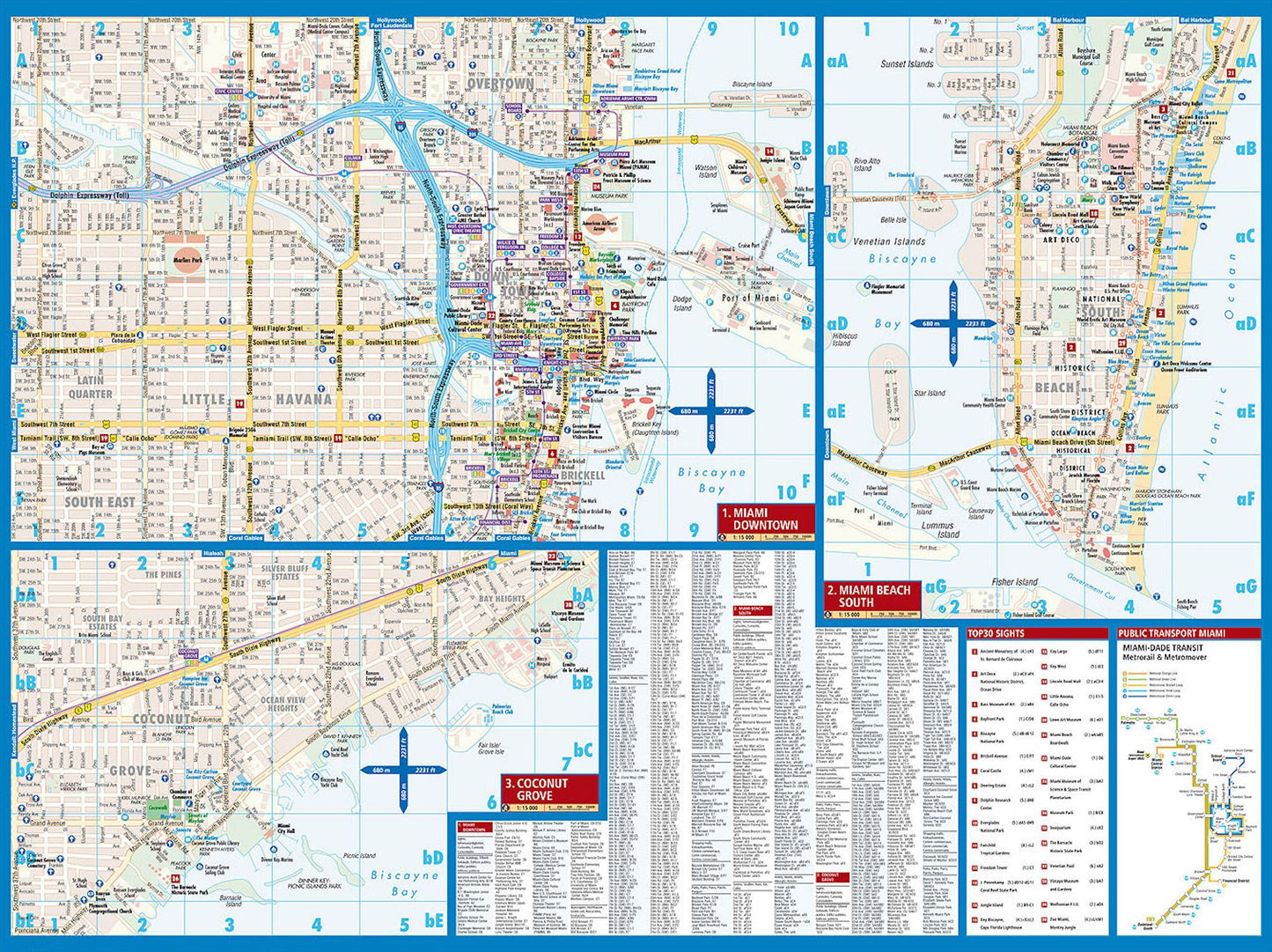 Miami, Florida Map