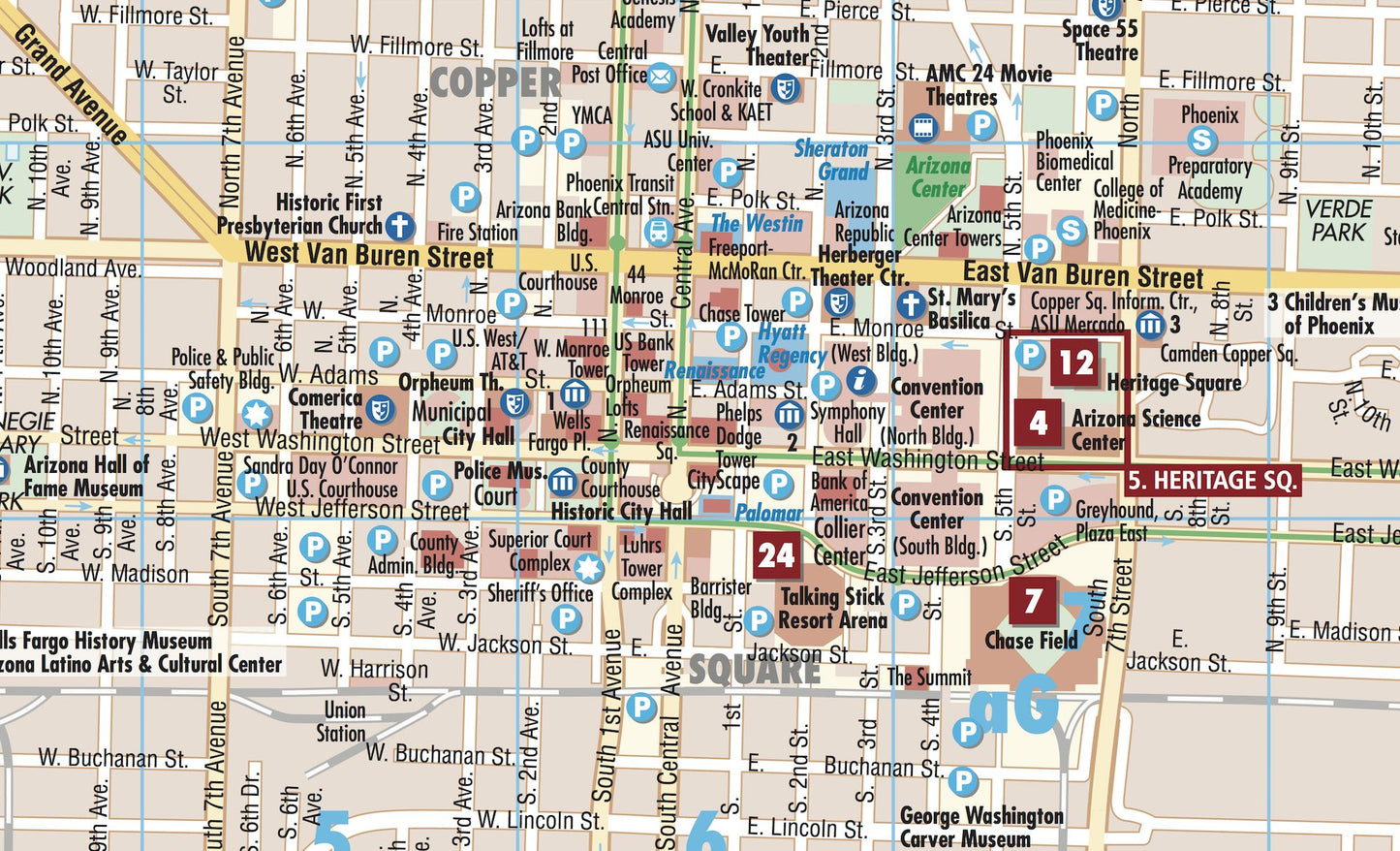 Phoenix, Arizona Map