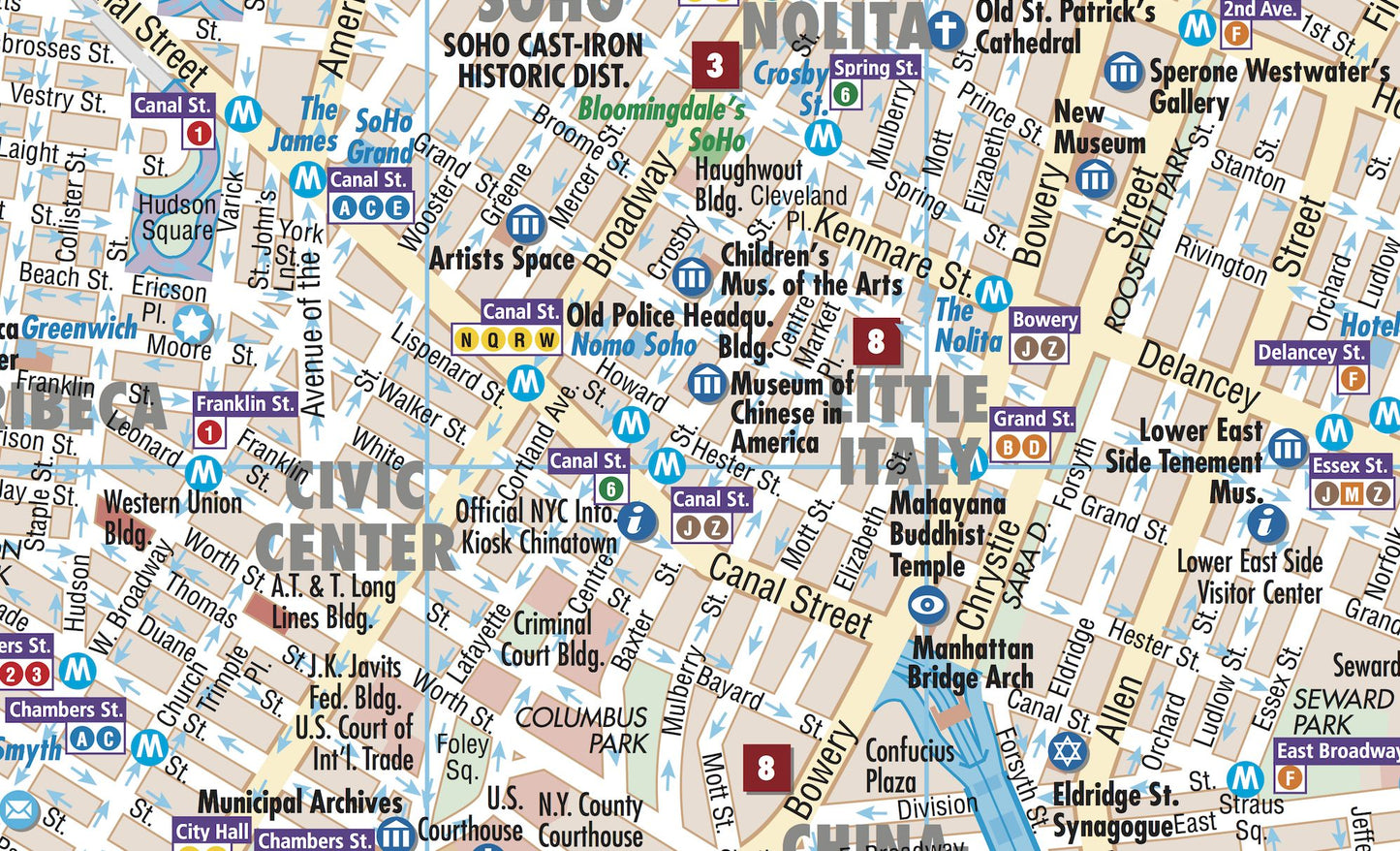 New York City, New York Map