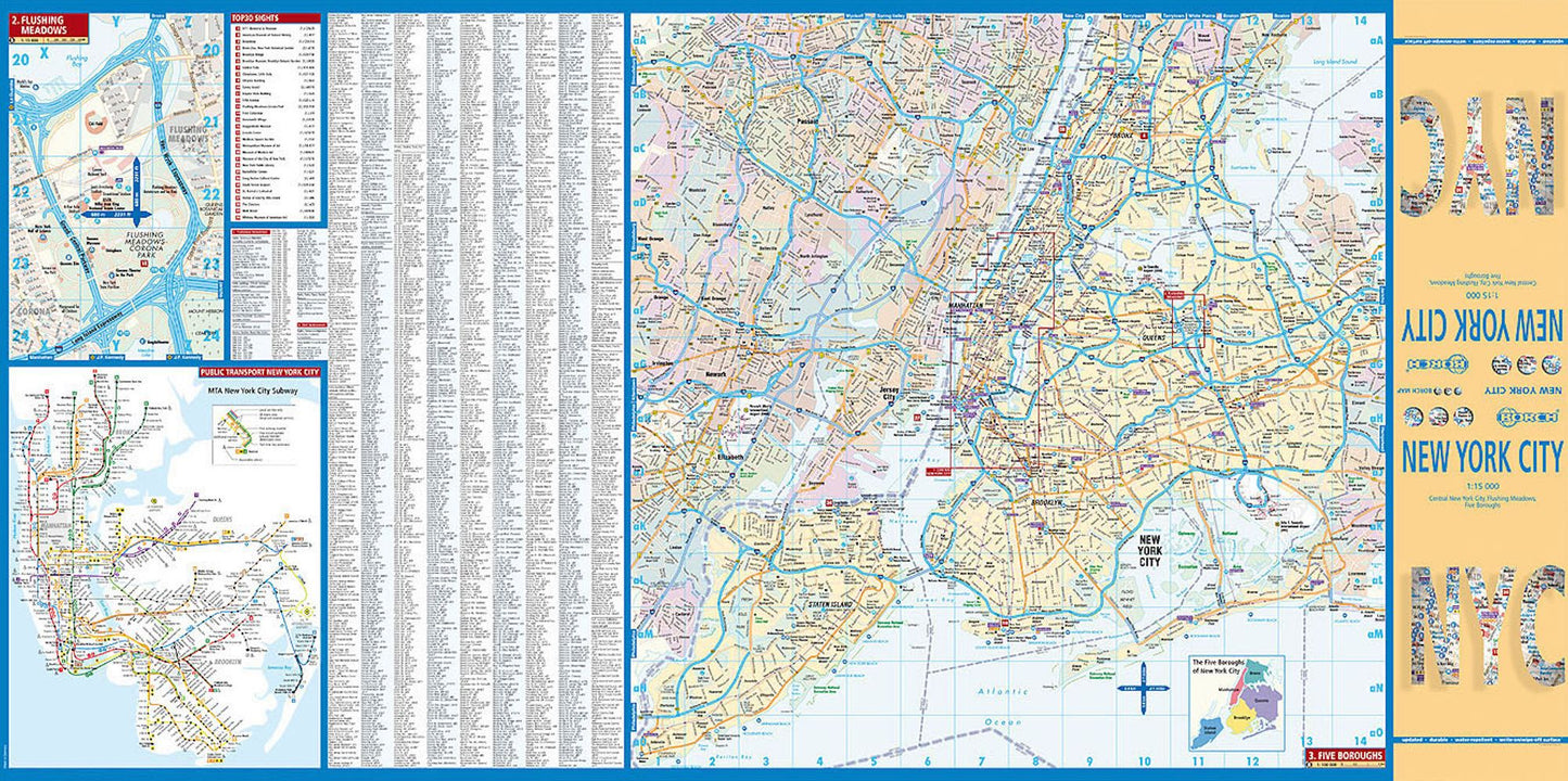 New York City, New York Map