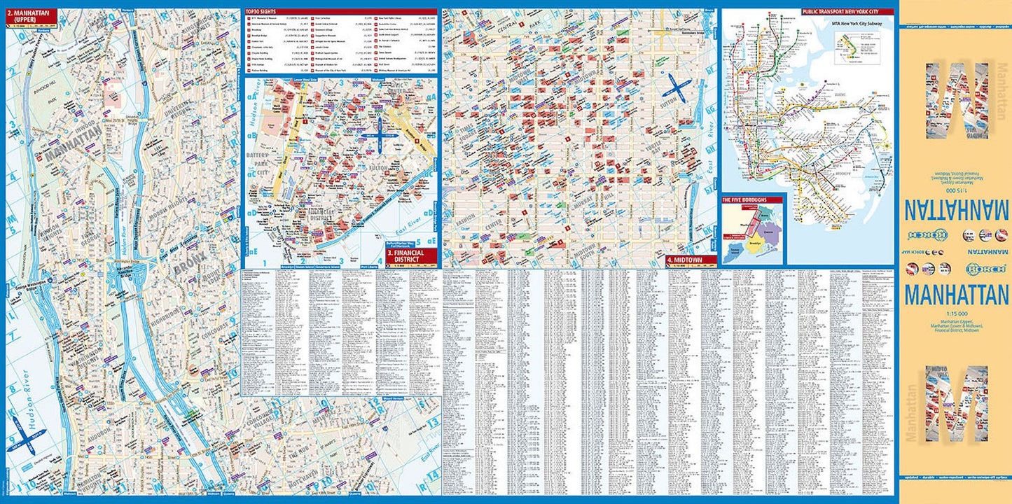 Manhattan, New York Map