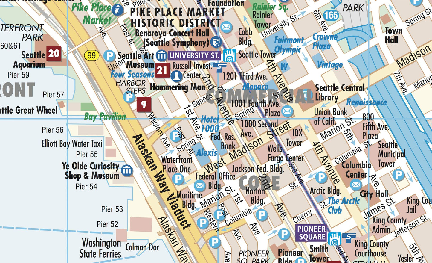 Seattle, Washington Map