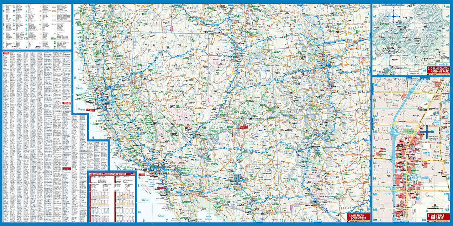 Southwestern USA Map
