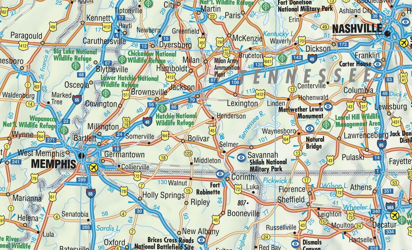 South/USA Florida Map
